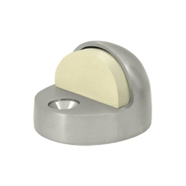 Dome Stop High Profile, Satin Nickel - Solid
